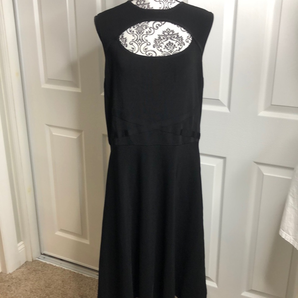 Lane Bryant Black Criss Cross Open Chest 18/20